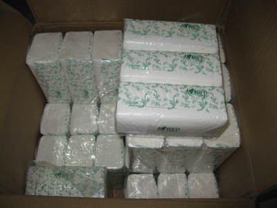 银川市玉松纸制品厂销售心相印130抽商用纸